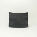 Hermes Jypsiere 34 Shoulder Bag Taurillon Clemence Noir Black Silver — view 3