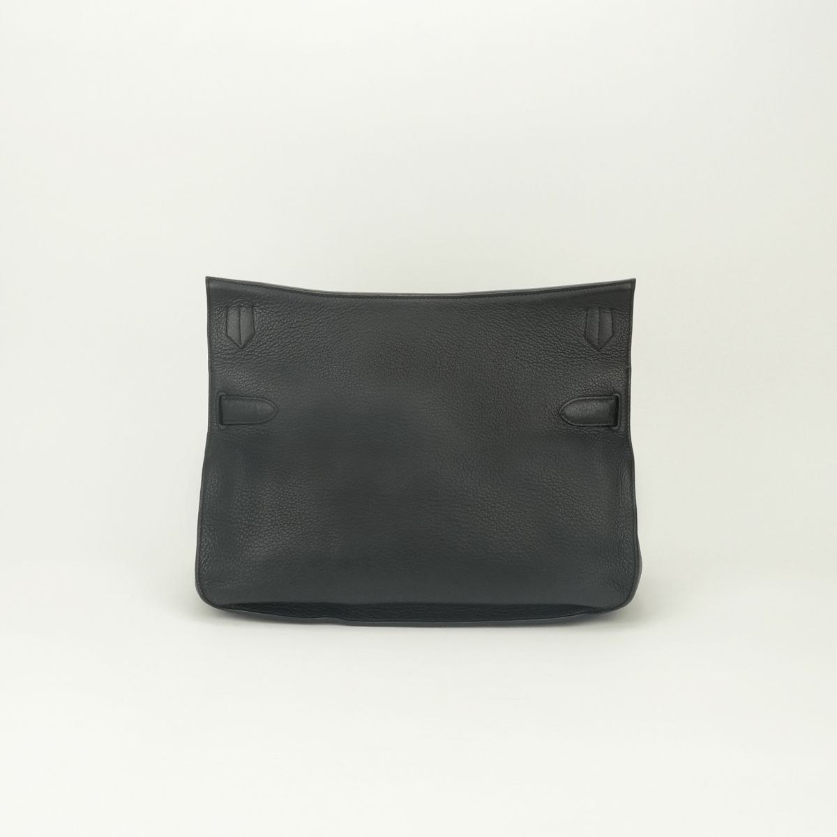 Hermes Jypsiere 34 Shoulder Bag Taurillon Clemence Noir Black Silver — view 3