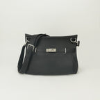Hermes Jypsiere 34 Shoulder Bag Taurillon Clemence Noir Black Silver