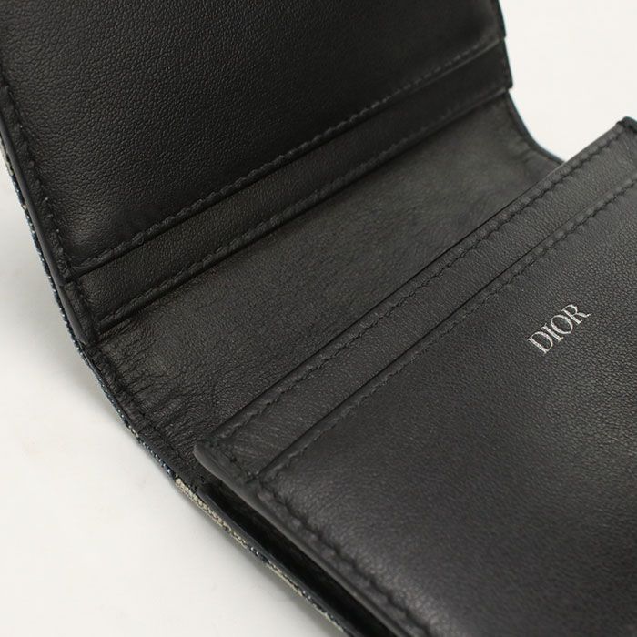 Dior Business Card Case Dior Oblique Jacquard — view 7