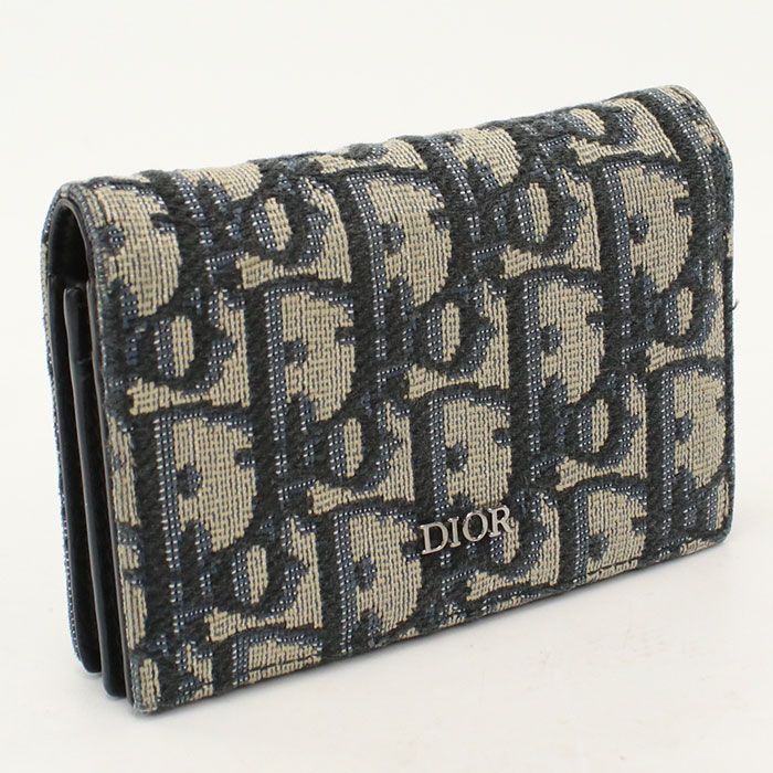 Dior Business Card Case Dior Oblique Jacquard
