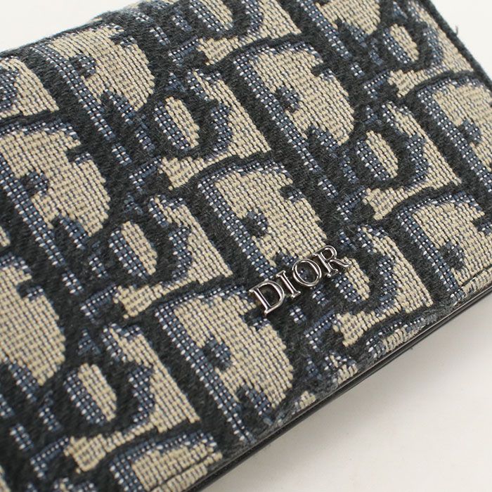 Dior Business Card Case Dior Oblique Jacquard — view 5