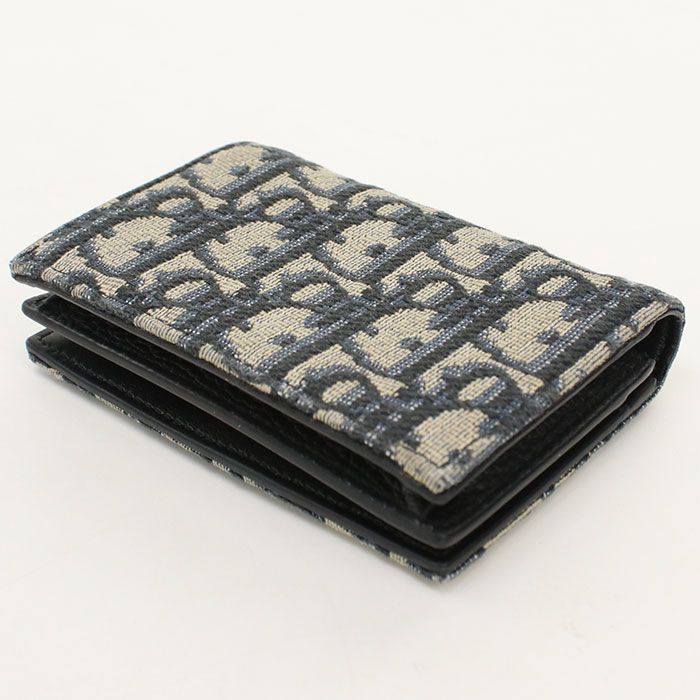 Dior Business Card Case Dior Oblique Jacquard — view 2
