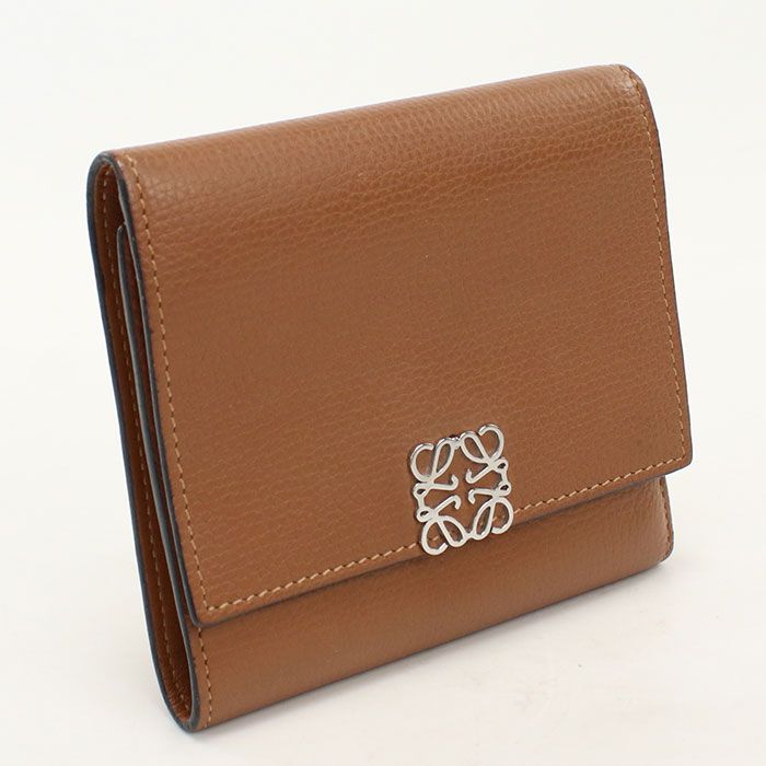 Loewe Anagram Trifold Wallet Calfskin