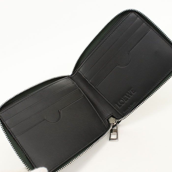 Loewe Zip Around Wallet Anagram Bifold Calfskin — view 3