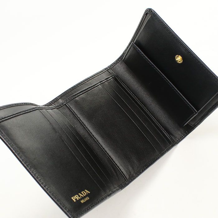 Prada Trifold Wallet Calfskin — view 3