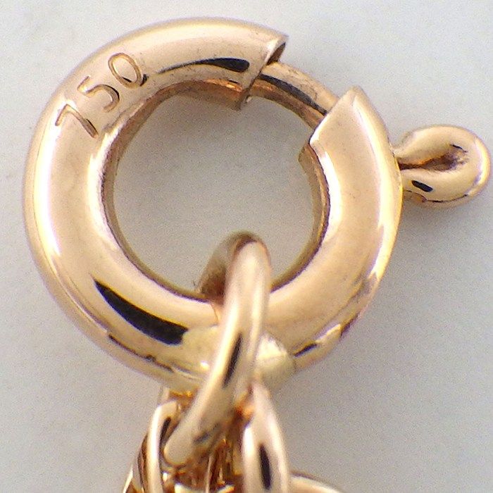 Louis Vuitton Necklace Sun Color Blossom BB Carnelian Point Diamond 18k Pink — view 5