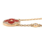 Louis Vuitton Necklace Sun Color Blossom BB Carnelian Point Diamond 18k Pink — view 3