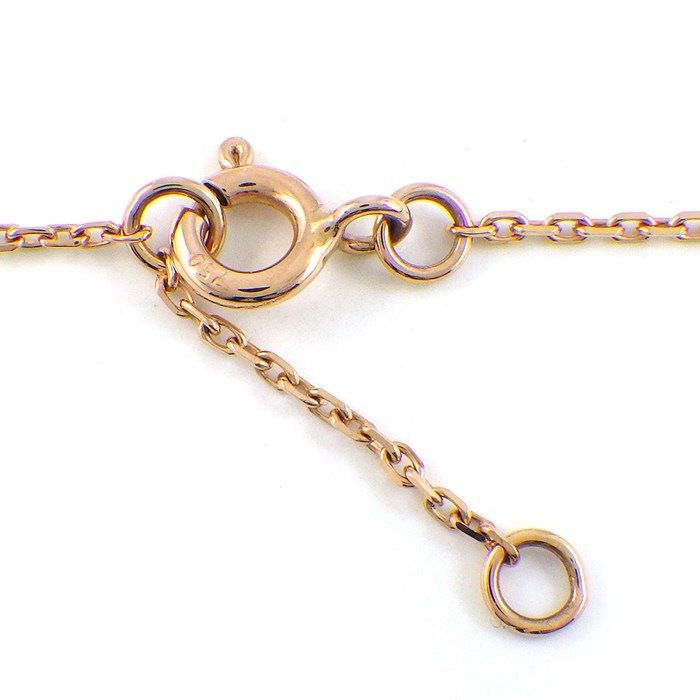 Louis Vuitton Necklace Sun Color Blossom BB Carnelian Point Diamond 18k Pink — view 4