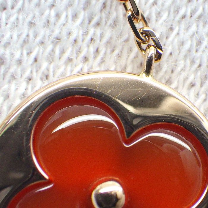 Louis Vuitton Necklace Sun Color Blossom BB Carnelian Point Diamond 18k Pink — view 7