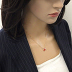 Louis Vuitton Necklace Sun Color Blossom BB Carnelian Point Diamond 18k Pink — view 8