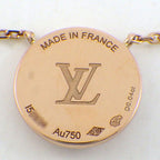 Louis Vuitton Necklace Sun Color Blossom BB Carnelian Point Diamond 18k Pink — view 6