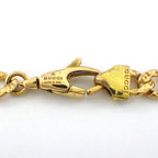 Gucci Bracelet Lion Head 1 Point Oval Amethyst 2 Diamond 18k Yellow Gold 16 — view 4