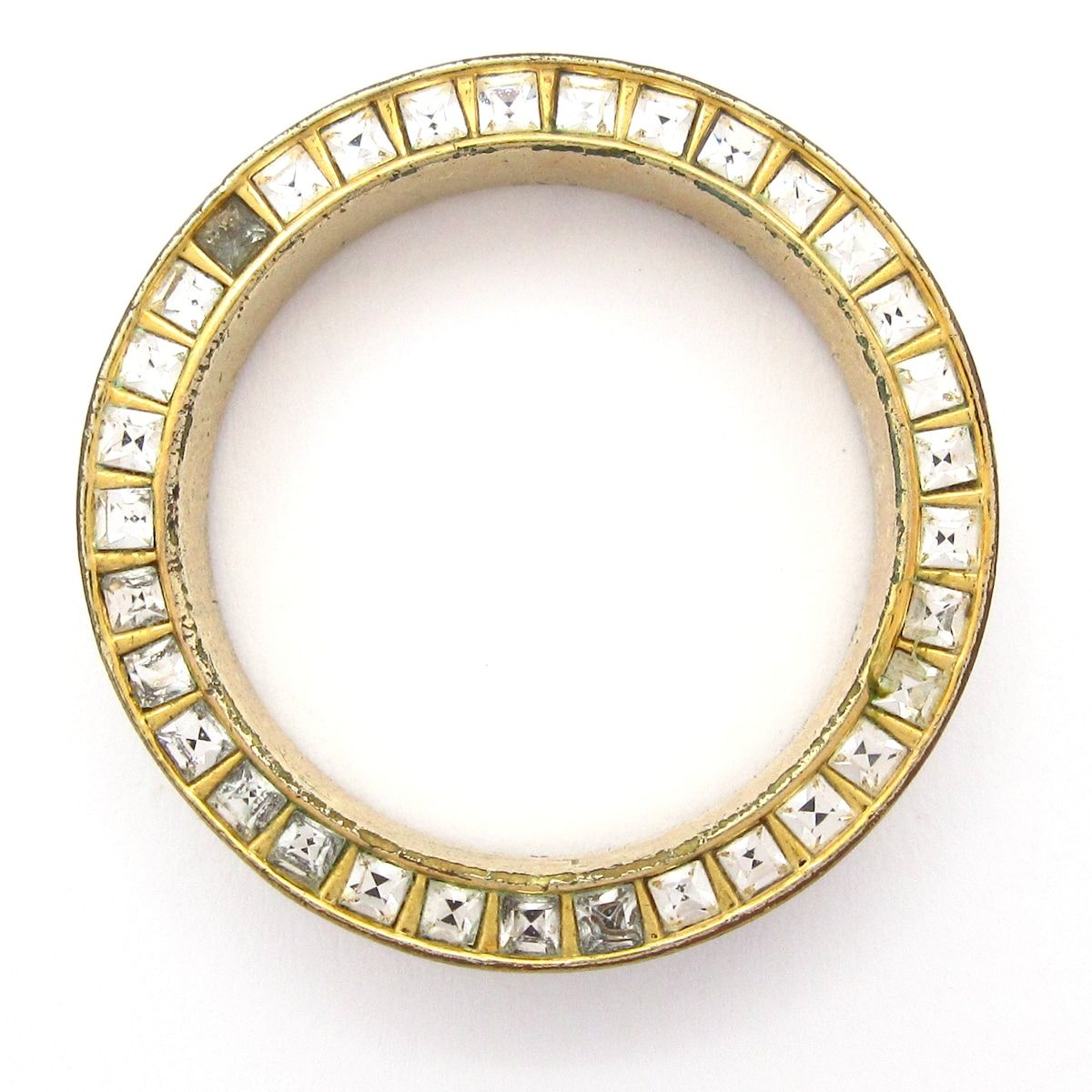Dior Ring L Gold White Clear — view 4