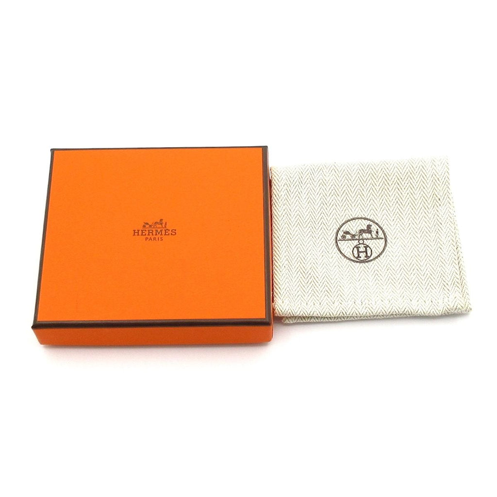 Hermes Bangle Enamel Gold White Op'h Bracelet — view 3