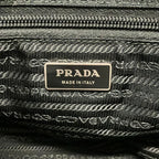 Prada Business Bag Black No Lock Leather — view 8