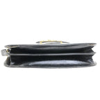 Celine Carriage Shoulder Bag Black Gold Leather — view 5