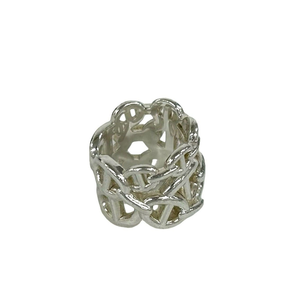 Hermes Chaine D'ancre Enchainee GM Ring 925 Sterling Silver — view 5