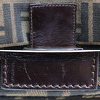 Fendi Zucca Baguette Shoulder Bag Brown — view 8
