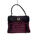 Saint Laurent Rive Gauche Handbag Muse Two Purple Light Multi Embossed