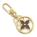 Louis Vuitton Key Holder LV Treasure Monogram Gold Keychain