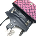 Gucci GG Marmont Chain Shoulder Bag Multicolor Jacquard Canvas — view 7