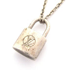 Louis Vuitton Necklace Pendentif Silver Lockit