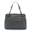 Bottega Veneta Intrecciato Handbag Khaki Leather