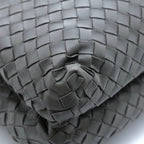 Bottega Veneta Intrecciato Handbag Khaki Leather — view 8