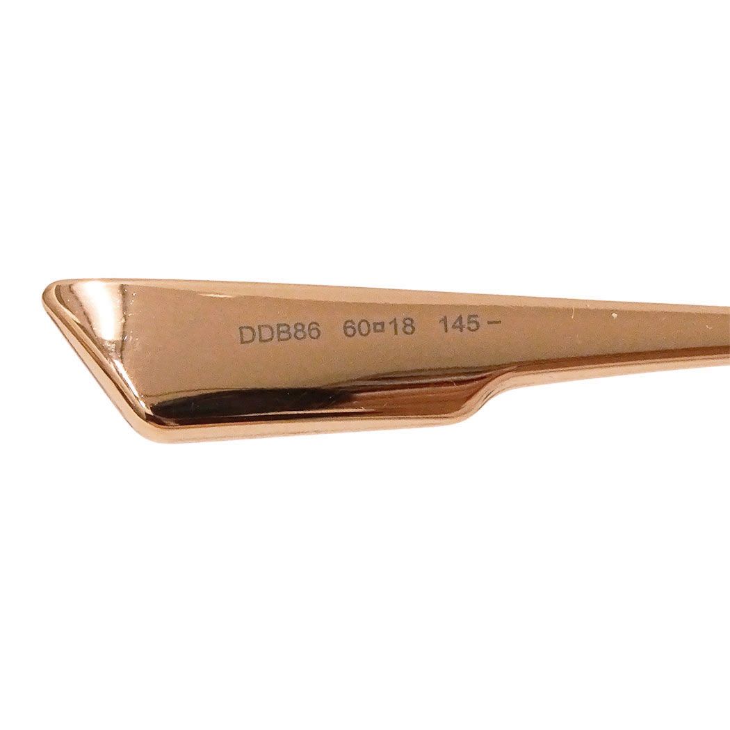 Dior Sunglasses Metal Society Pink Gold Round Shape Gradient Lens UV Cut Eyewear — view 6