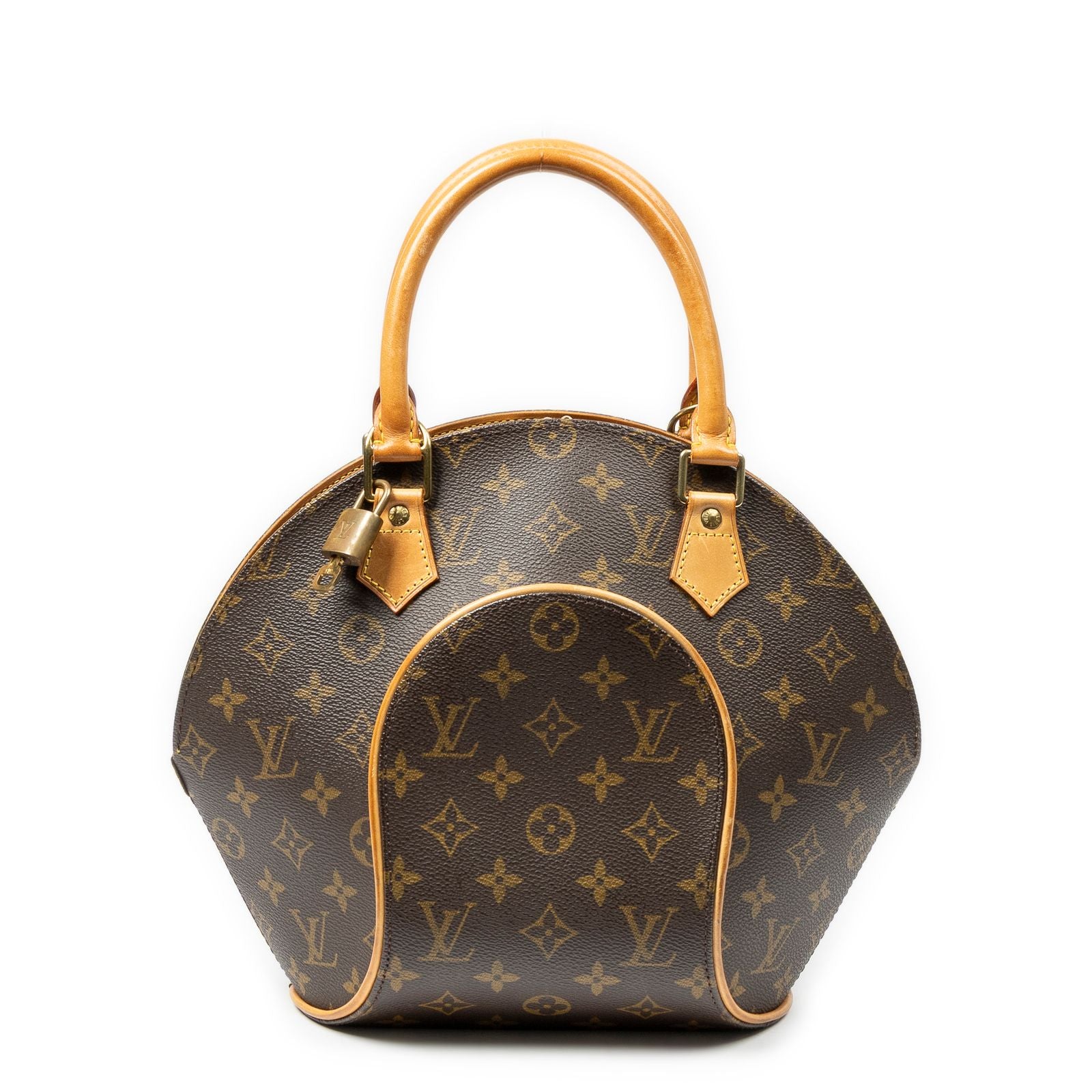 Louis Vuitton Ellipse Brown Monogram Canvas Handbag