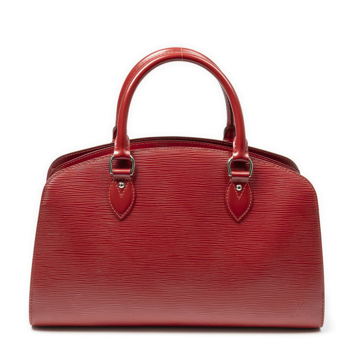 Louis Vuitton Pont Neuf Red Epi Handbag