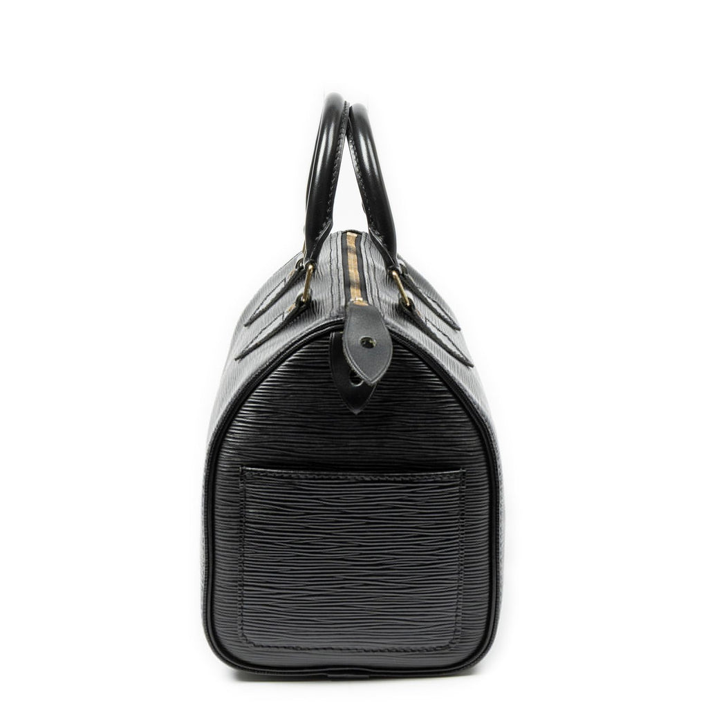 Louis Vuitton Speedy Black Epi Handbag — view 3