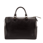 Louis Vuitton Speedy Black Epi Handbag