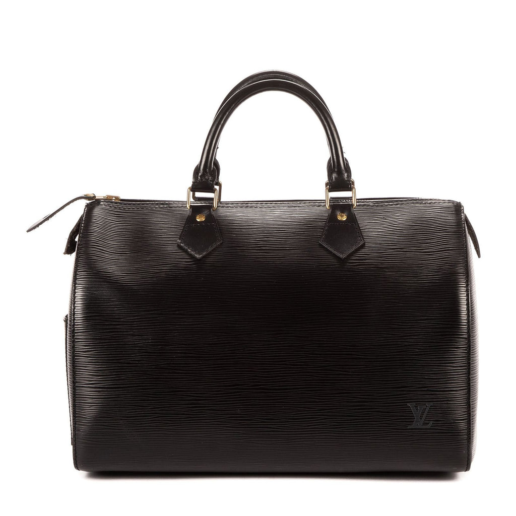 Louis Vuitton Speedy Black Epi Handbag — view 5