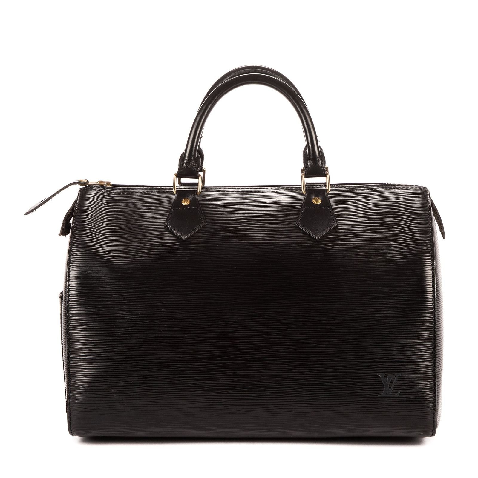 Louis Vuitton Speedy Black Epi Handbag — view 5