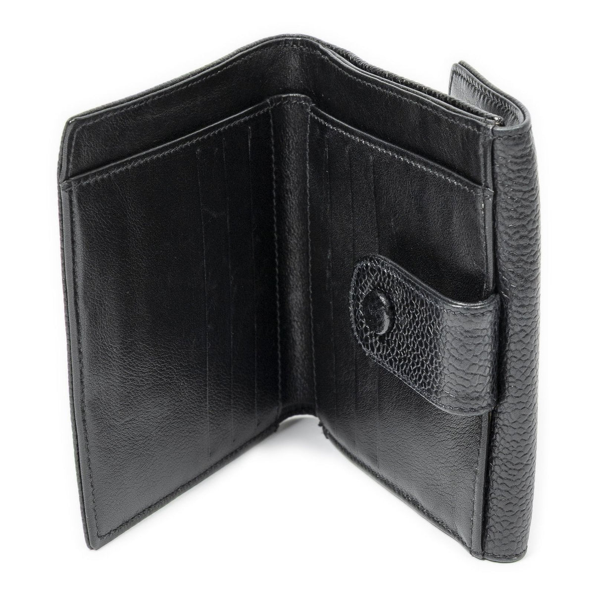 Chanel Timeless Bifold Wallet Black Caviar Leather — view 4