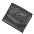 Chanel Timeless Bifold Wallet Black Caviar Leather