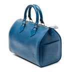 Louis Vuitton Speedy Blue Epi Handbag — view 2