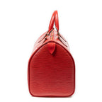 Louis Vuitton Speedy Red Epi Handbag — view 4
