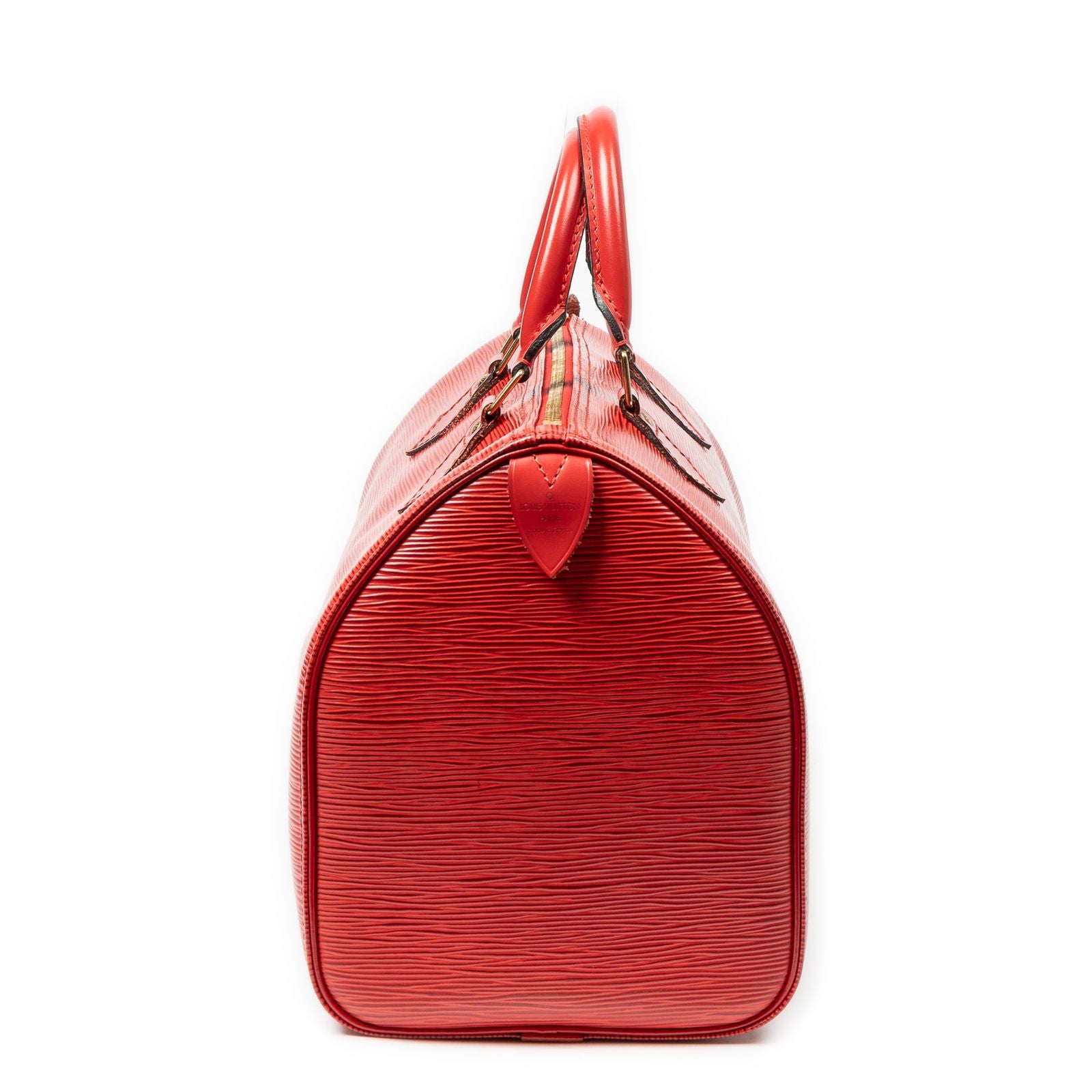 Louis Vuitton Speedy Red Epi Handbag — view 4