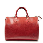 Louis Vuitton Speedy Red Epi Handbag