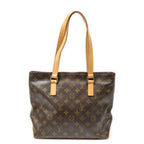 Louis Vuitton Cabas Piano Brown Monogram Canvas Tote — view 5