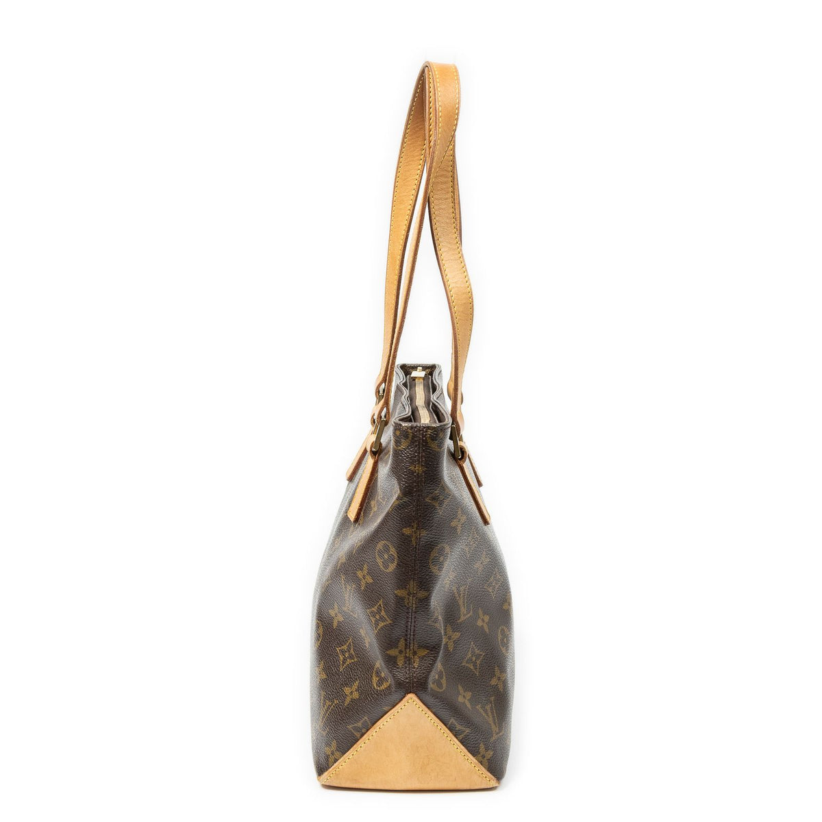 Louis Vuitton Cabas Piano Brown Monogram Canvas Tote — view 3