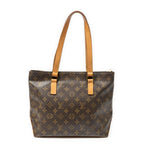 Louis Vuitton Cabas Piano Brown Monogram Canvas Tote — view 5