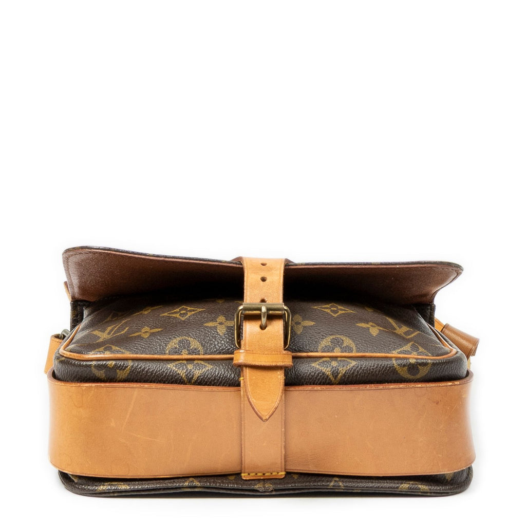 Louis Vuitton Cartouchiere Brown Monogram Canvas Shoulder Bag — view 6
