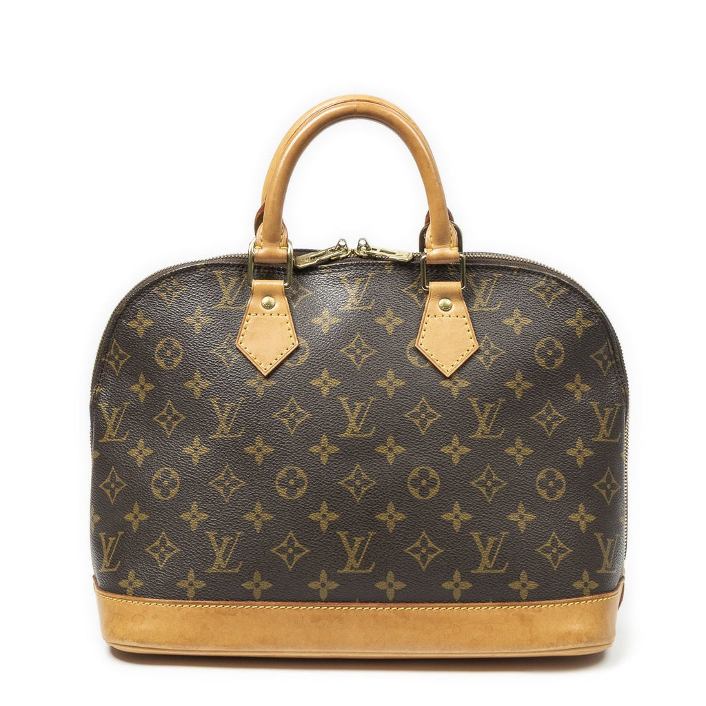 Louis Vuitton Alma Brown Monogram Canvas Handbag