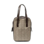 Celine Vintage Mini Handbag Beige Brown C Macadam Canvas