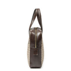 Celine Vintage Mini Handbag Beige Brown C Macadam Canvas — view 3