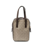 Celine Vintage Mini Handbag Beige Brown C Macadam Canvas — view 5